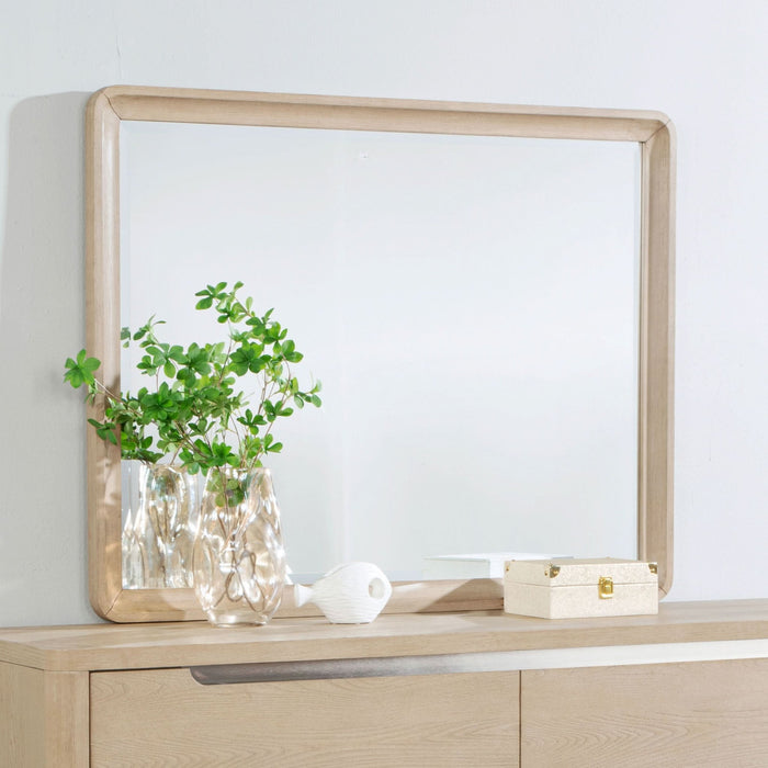 Ladera Dresser Mirror Light Elm - Walo Furniture