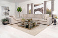 Lakeview 5 - piece Upholstered Modular Sectional Sofa Ivory - Walo Furniture