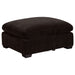 Lakeview Rectangular Upholstered Ottoman Dark Chocolate - Walo Furniture