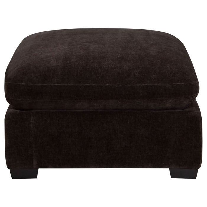 Lakeview Rectangular Upholstered Ottoman Dark Chocolate - Walo Furniture