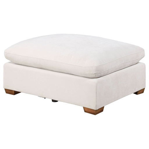 Lakeview Rectangular Upholstered Ottoman Ivory - Walo Furniture