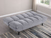 Laredo Upholstered Tufted Convertible Sofa Bed Grey - Walo Furniture