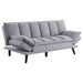 Laredo Upholstered Tufted Convertible Sofa Bed Grey - Walo Furniture