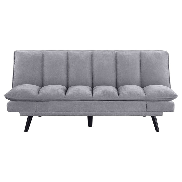 Laredo Upholstered Tufted Convertible Sofa Bed Grey - Walo Furniture