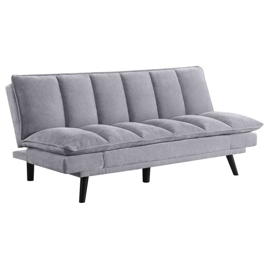 Laredo Upholstered Tufted Convertible Sofa Bed Grey - Walo Furniture