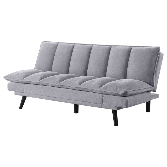 Laredo Upholstered Tufted Convertible Sofa Bed Grey - Walo Furniture