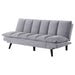 Laredo Upholstered Tufted Convertible Sofa Bed Grey - Walo Furniture