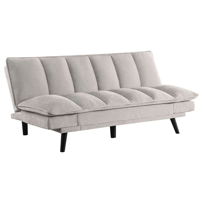 Laredo Upholstered Tufted Convertible Sofa Bed Light Grey - Walo Furniture