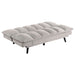 Laredo Upholstered Tufted Convertible Sofa Bed Light Grey - Walo Furniture