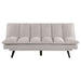 Laredo Upholstered Tufted Convertible Sofa Bed Light Grey - Walo Furniture