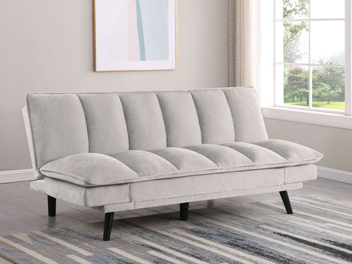 Laredo Upholstered Tufted Convertible Sofa Bed Light Grey - Walo Furniture