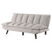 Laredo Upholstered Tufted Convertible Sofa Bed Light Grey - Walo Furniture