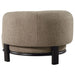 Lawler Upholstered Barrel Back Accent Chair Mushroom - Walo Furniture