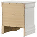 Louis Philippe 2 - drawer Nightstand Bedside Table White - Walo Furniture