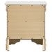 Louis Philippe 2 - drawer Nightstand Bedside Table White - Walo Furniture