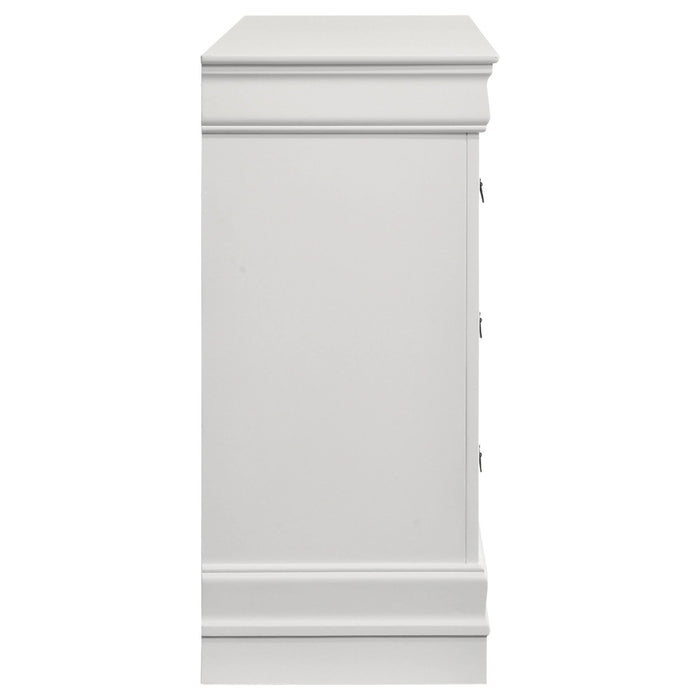 Louis Philippe 6 - drawer Dresser White - Walo Furniture