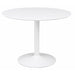 Lowry 5 - piece Round Dining Table Set White - Walo Furniture