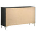 Lucia 6 - drawer Dresser Cabinet Black - Walo Furniture