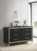 Lucia 6 - drawer Dresser Cabinet Black - Walo Furniture