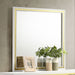 Lucia Dresser Mirror White - Walo Furniture