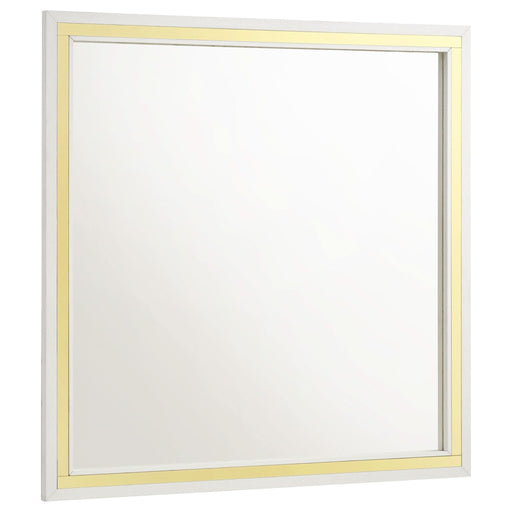 Lucia Dresser Mirror White - Walo Furniture