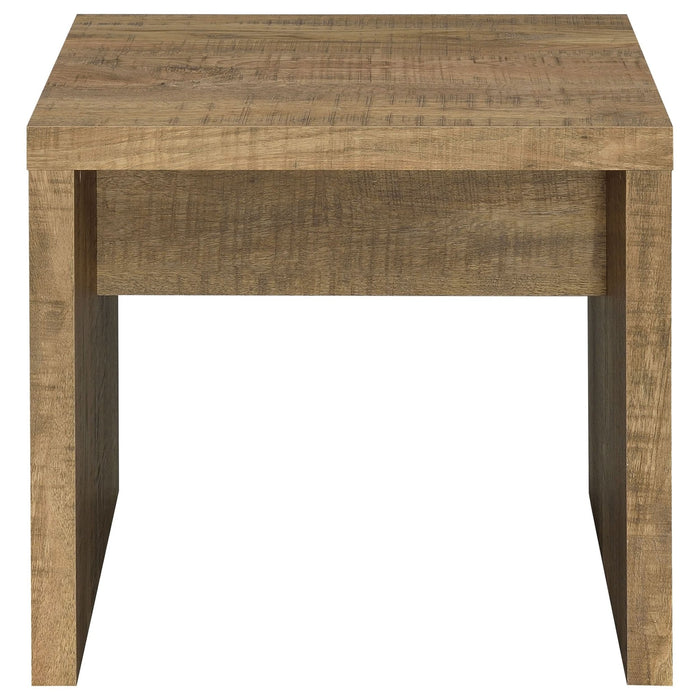 Lynette Square Engineered Wood End Table Mango - Walo Furniture