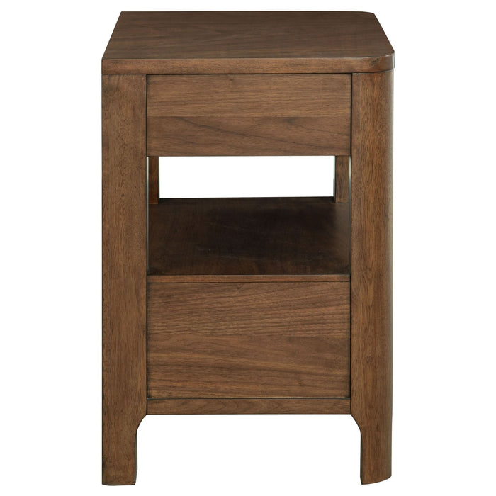 Maderia 2 - drawer Nightstand Bedside Table Walnut - Walo Furniture