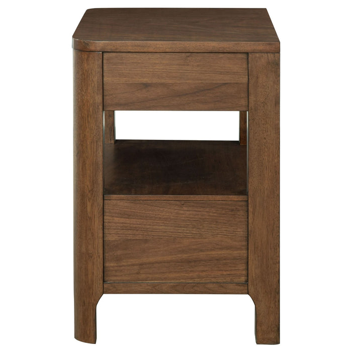 Maderia 2 - drawer Nightstand Bedside Table Walnut - Walo Furniture