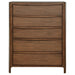 Maderia 5 - drawer Chest of Drawers Walnut - Walo Furniture