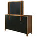 Maderia 8 - drawer Dresser and Mirror Walnut - Walo Furniture