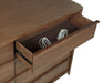 Maderia 8 - drawer Dresser and Mirror Walnut - Walo Furniture