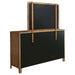 Maderia 8 - drawer Dresser and Mirror Walnut - Walo Furniture