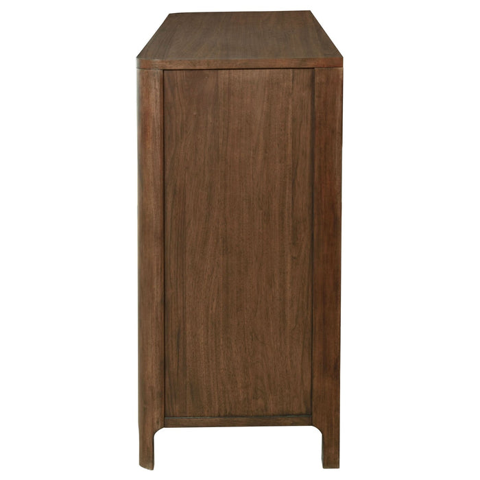 Maderia 8 - drawer Dresser Cabinet Walnut - Walo Furniture