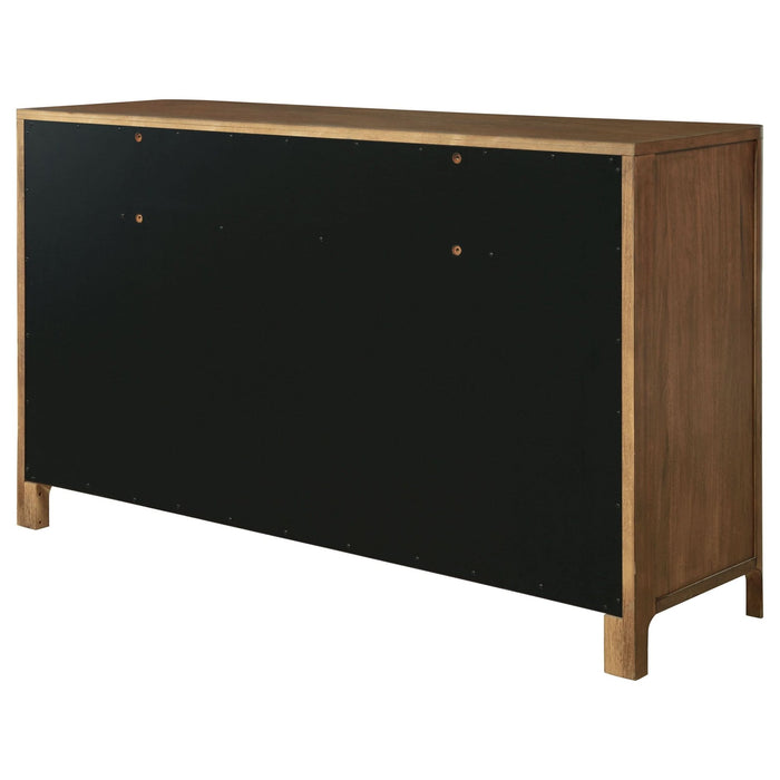 Maderia 8 - drawer Dresser Cabinet Walnut - Walo Furniture