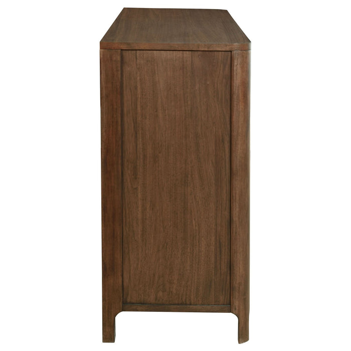 Maderia 8 - drawer Dresser Cabinet Walnut - Walo Furniture