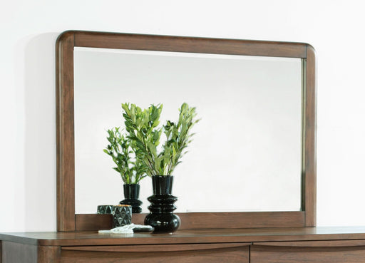 Maderia Dresser Mirror Walnut - Walo Furniture