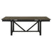 Malia Rectangular 87 - inch Extension Leaf Dining Table Oak - Walo Furniture