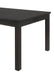 Marbrisa Rectangular 71 - inch Wood Dining Table Matte Black - Walo Furniture