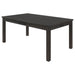 Marbrisa Rectangular 71 - inch Wood Dining Table Matte Black - Walo Furniture