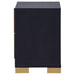 Marceline 2 - drawer Nightstand Black - Walo Furniture