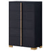 Marceline 5 - drawer Bedroom Chest Black - Walo Furniture