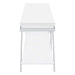 Marcia 1 - drawer Wood 60" TV Stand White High Gloss - Walo Furniture