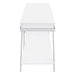 Marcia 1 - drawer Wood 60" TV Stand White High Gloss - Walo Furniture