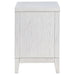 Marielle 2 - drawer Nightstand Bedside Table Distressed White - Walo Furniture