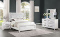 Marielle 4 - piece Cal King Bedroom Set Distressed White - Walo Furniture