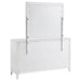 Marielle 6 - drawer Dresser with Mirror Distressed White - Walo Furniture