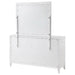 Marielle 6 - drawer Dresser with Mirror Distressed White - Walo Furniture