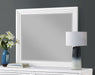 Marielle Dresser Mirror Distressed White - Walo Furniture