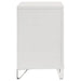 Marmore 2 - drawer Nightstand Bedside Table White - Walo Furniture