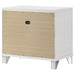 Marmore 2 - drawer Nightstand Bedside Table White - Walo Furniture